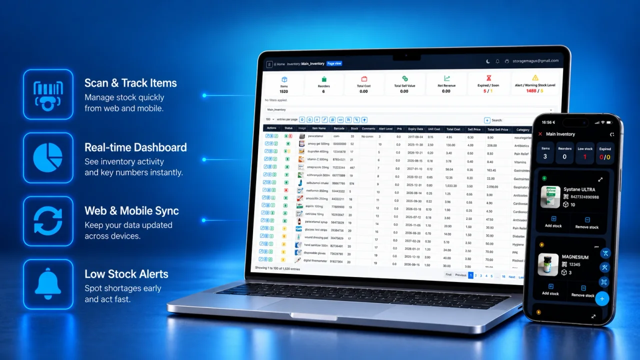 Cloud inventory dashboard